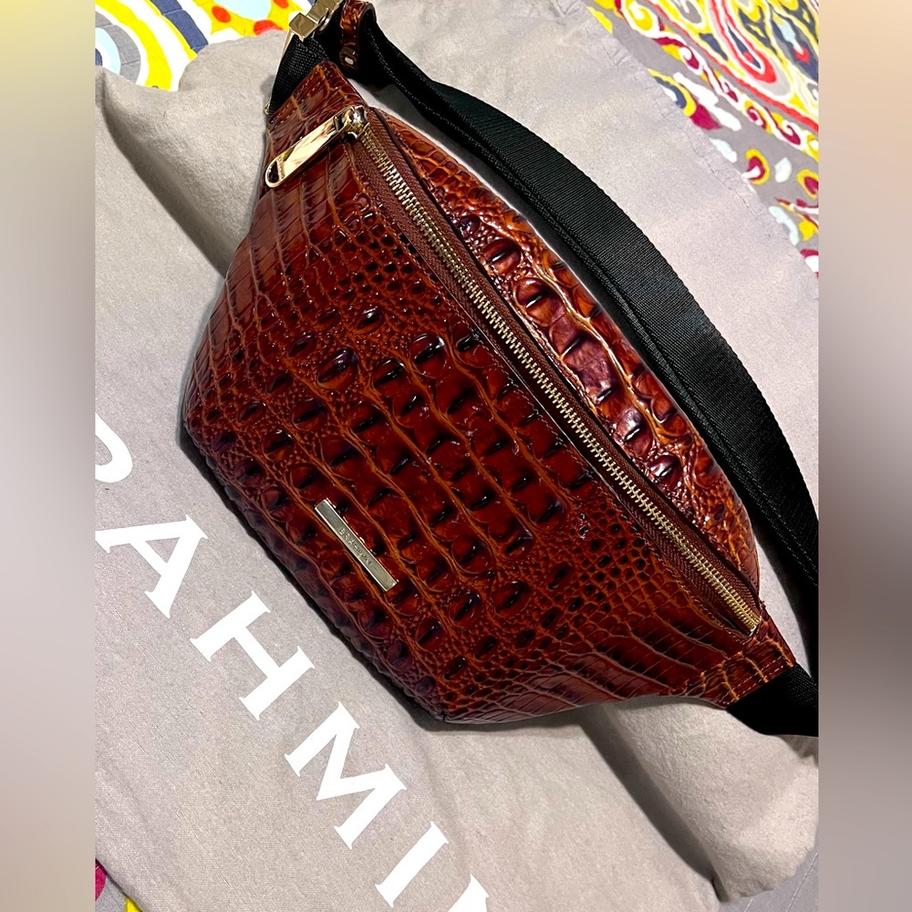 Brahmin "Fanny Pack" carried once! Price is firm.